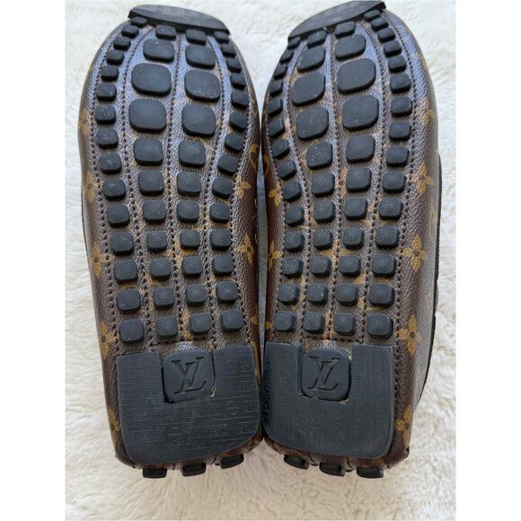 Louis Vuitton men Arizona loafers monogram print size 10.5 US Authentic main image 5
